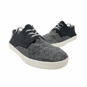 Toms | Shoes | Toms Paseo Sneakers Black Washed Canvas Mens  display picture 1